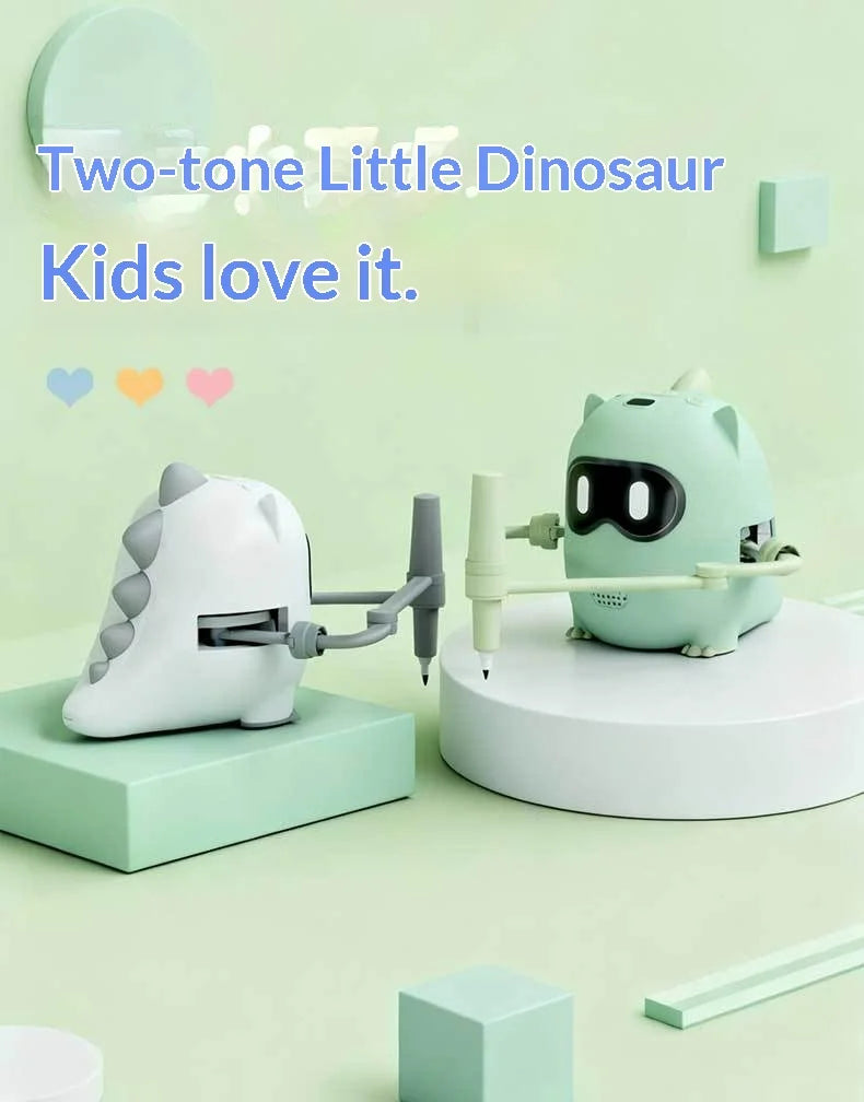 Generic Smart Dinosaur Drawing Robot Intelligent Early Education Toy Card Voice Broadcast For Toddlers Kids Preschool Learning