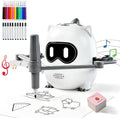 Drawing Robot for Kids with Camera Recognition, Smart Voice Interactive Painting Robot Educational Machine, Montessori Learning Toys with 100 Cards, 12 Colorful Pens Boys Girls